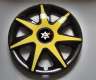 Bunt farbig lackierte Auto Radkappen in...